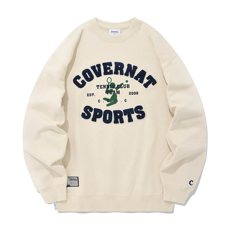COVERNAT COVERNAT Sweatshirt Fall Unisex Ecru