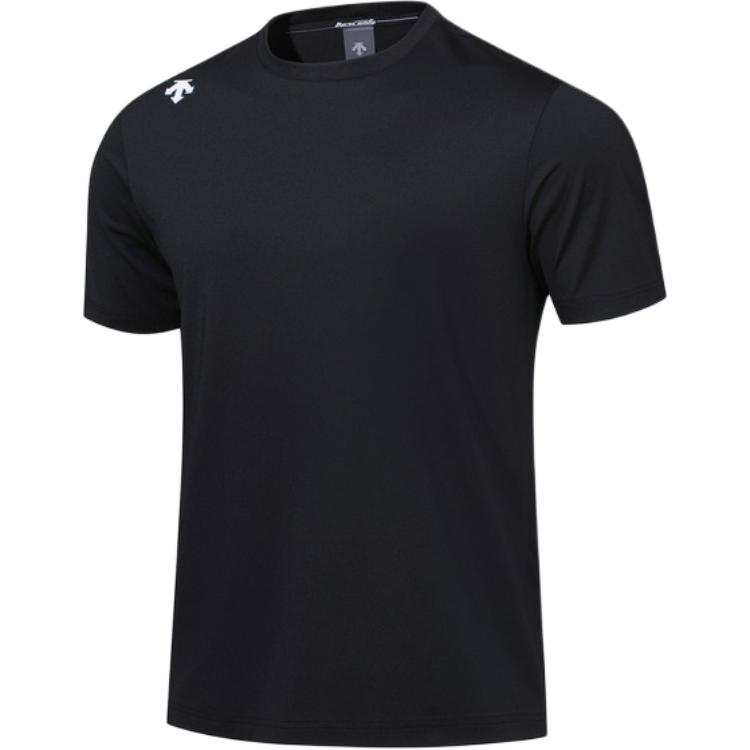 DESCENTE T Shirts Men's Crew Neck Moderate Straight Fit