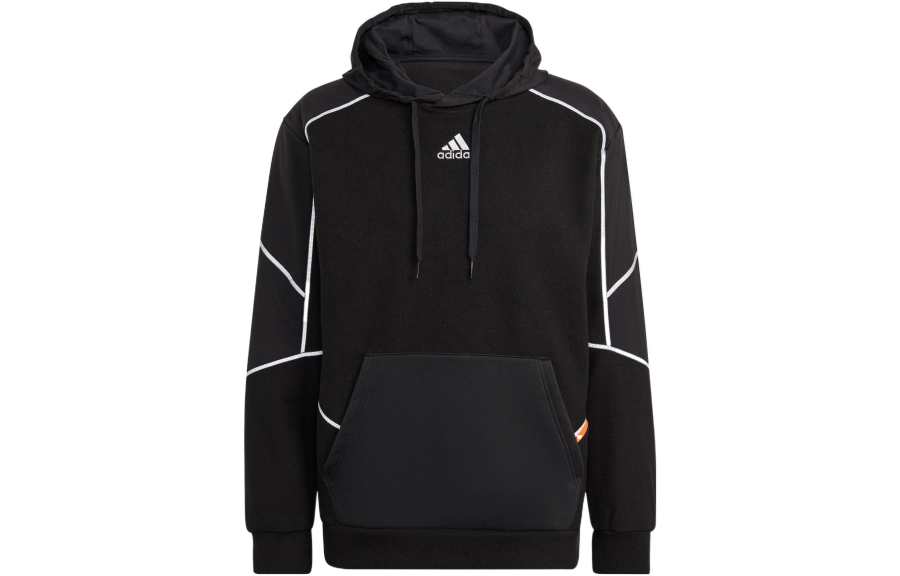 Adidas Adidas Sweatshirts Men's Black Hooded Moderate Regular