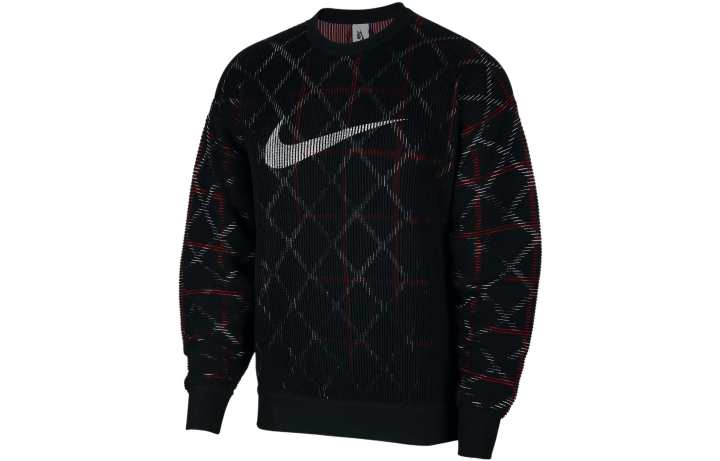 Nike Nike Sweatshirts Men's Black Crew Neck Moderate Regular