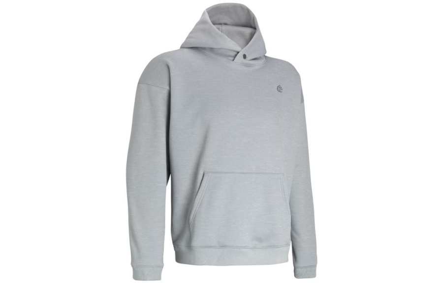 Under Armour Sweatshirts Men's Gray Hooded Moderate Regular