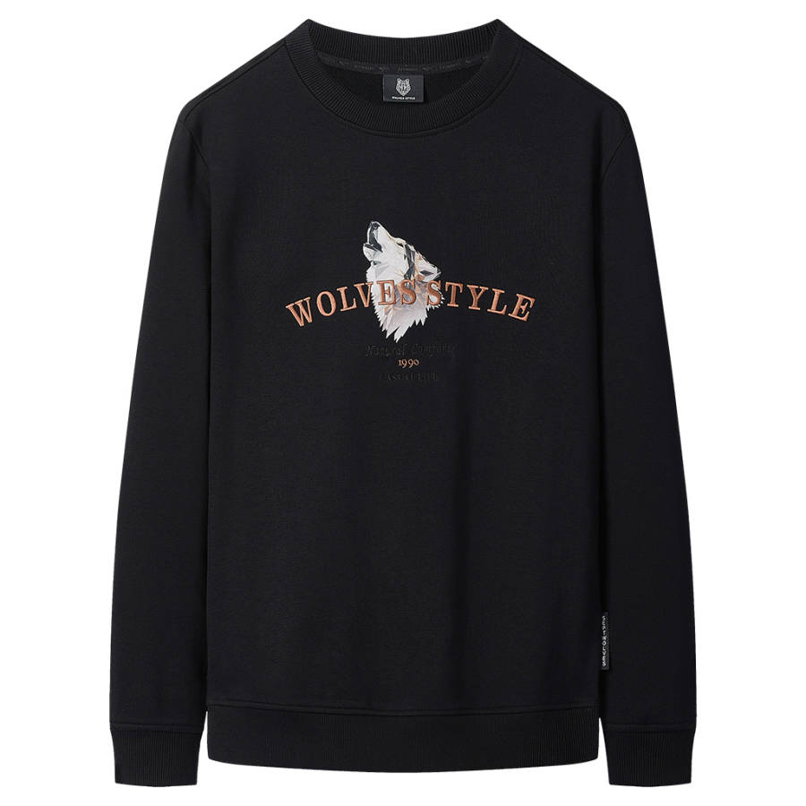 SEPTWOLVES SEPTWOLVES Sweatshirts Men's Crew Neck Moderate Regular
