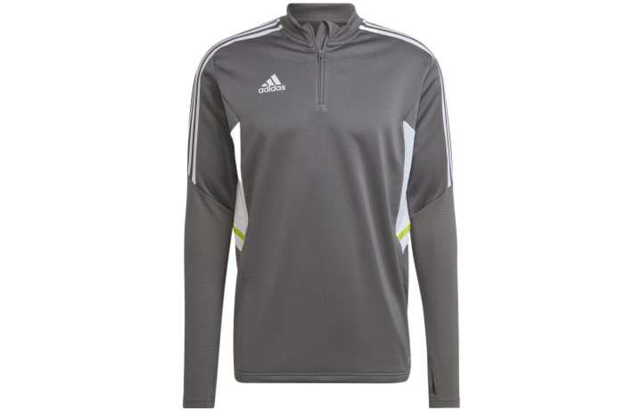 Adidas Adidas Sweatshirts Men's Gray Stand Collar Moderate Regular
