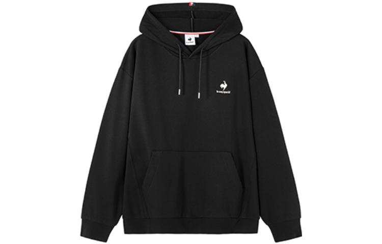 Le Coq Sportif Sweatshirts Unisex Black Hooded Moderate Other