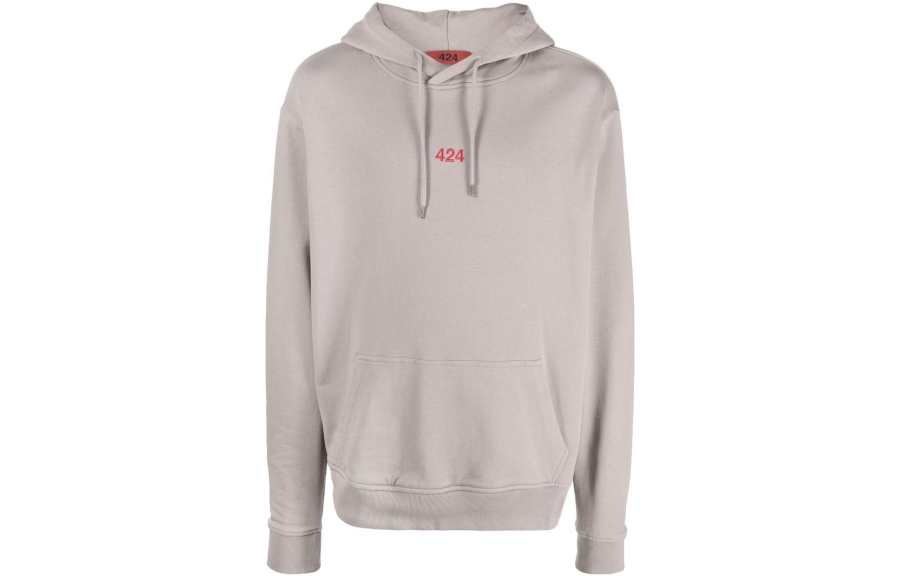 424 Sweatshirts Men's Light Umber Hooded Moderate Regular
