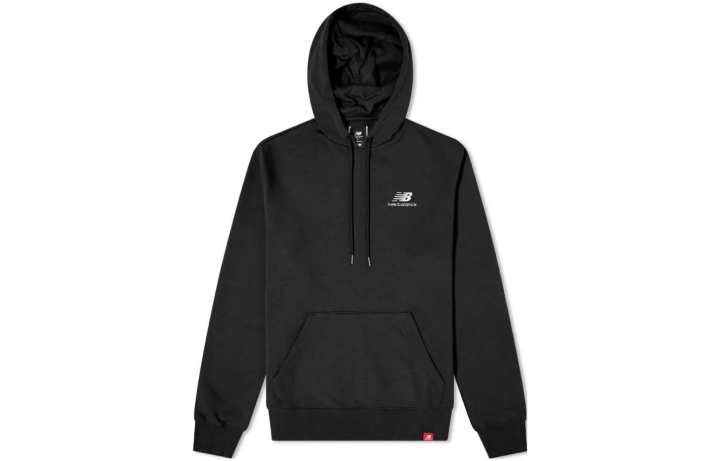 New Balance New Balance Sweatshirts Men's Black Hooded Moderate Regular