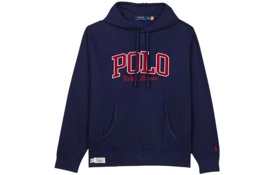 Polo Ralph Lauren 【Previous Season】logo-print drawstring hoodie