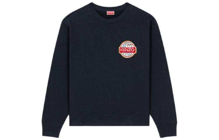 KENZO Travel Logo Patch Crewneck Sweatshirt
