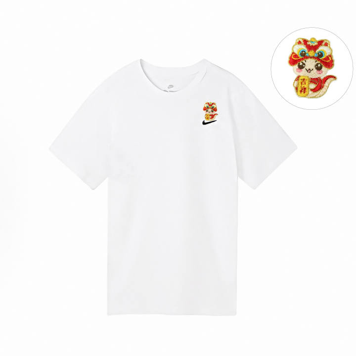 Nike Nike T Shirts Unisex White Crew Neck Moderate Straight Fit