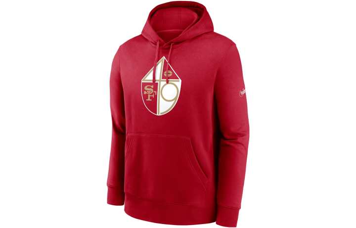Nike Nike San Francisco 49ers Rewind Club Men's Nike Nfl Pullover Hoodie