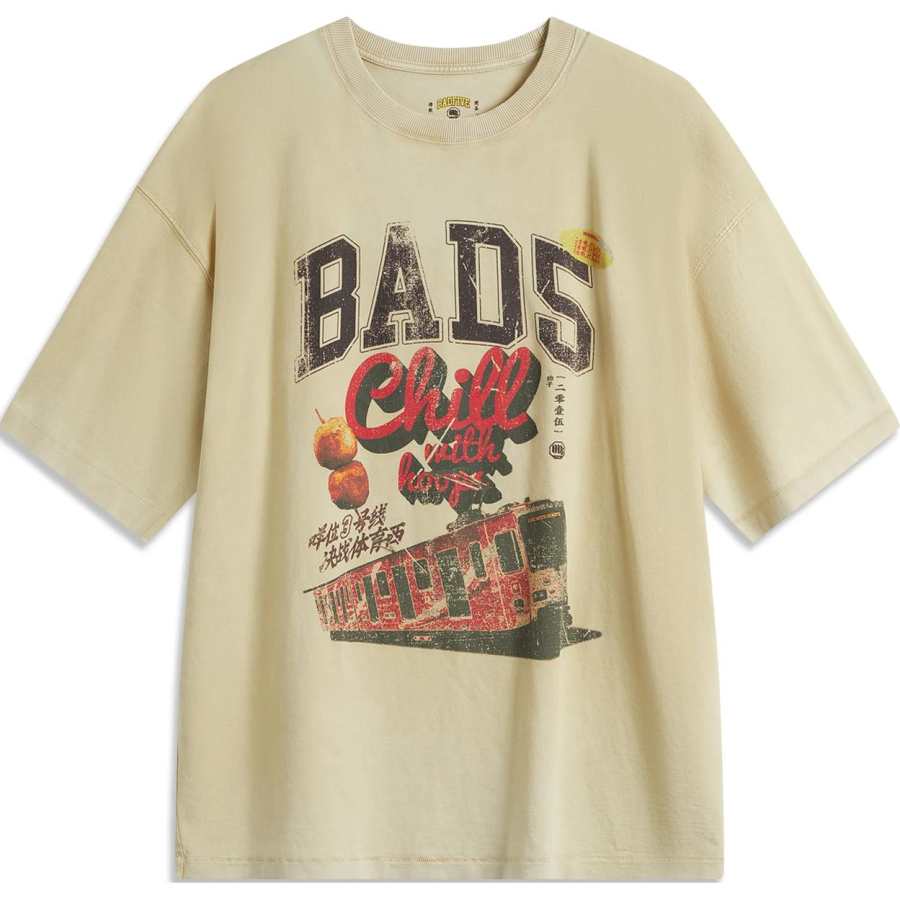 Li-Ning Li Ning Basketball Collection T Shirt Men's Lotus Yellow