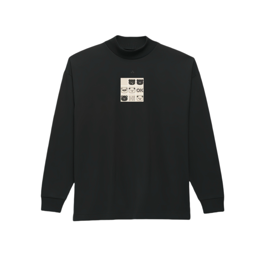 Adidas Adidas T Shirts Unisex Black Crew Neck Moderate Straight Fit