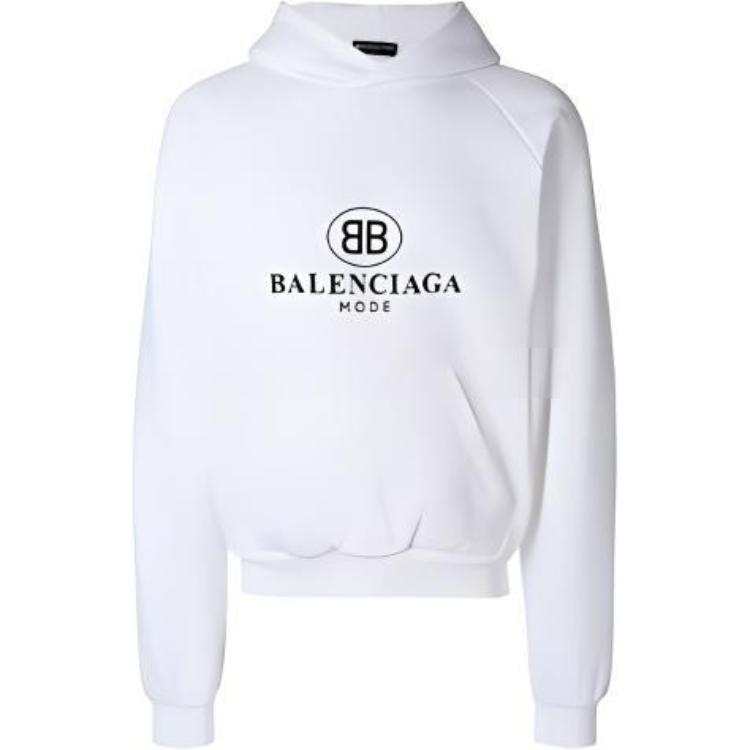 Balenciaga SS22 Sweatshirt Regular Fit Men's White