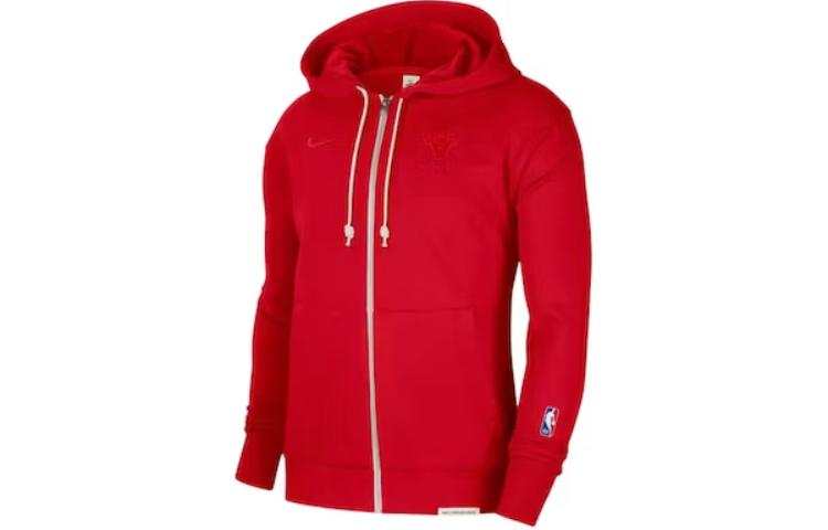Nike Nike Dri FIT Nba Chicago Bulls Standard Issue Full Zip Hoodie