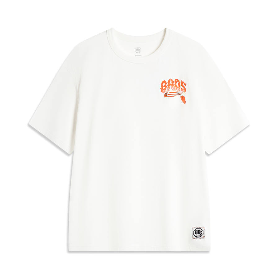 Li-Ning Li Ning x BADFIVE T Shirt Men's Ivory