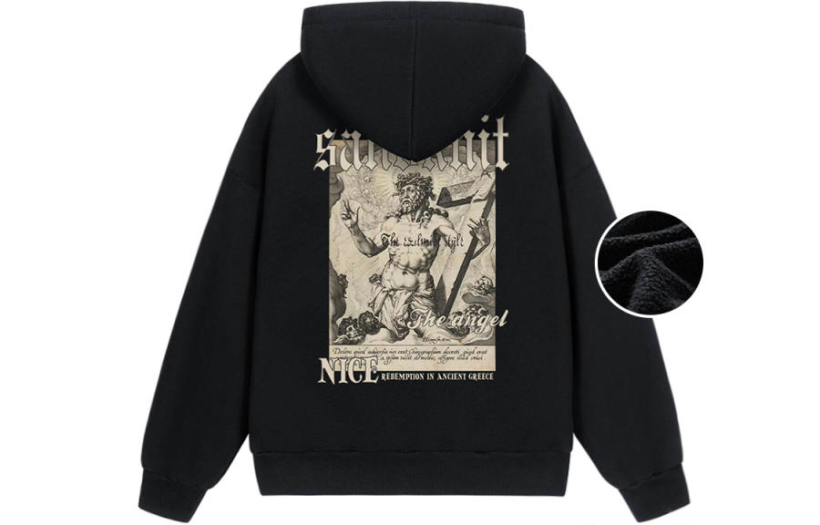 SandKnit Sweatshirts Unisex Hooded Thickened Regular