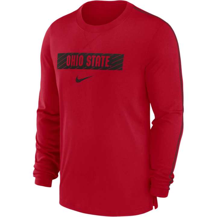 Nike Nike Ohio State Buckeyes Sideline Player Men's Nike Dri-FIT College T-Shirt