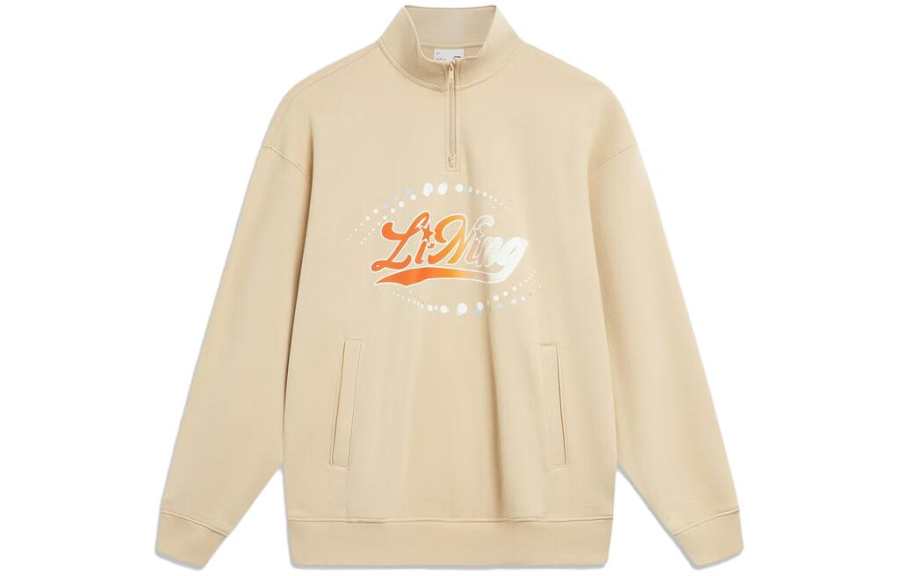 Li-Ning Li Ning Sports Life Collection Sweatshirt Men's Milk Umber