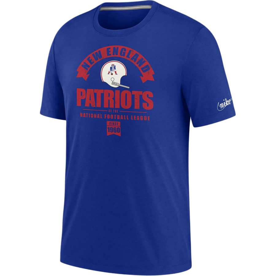 Nike Nike T Shirts Men's Blue Crew Neck Moderate Straight Fit