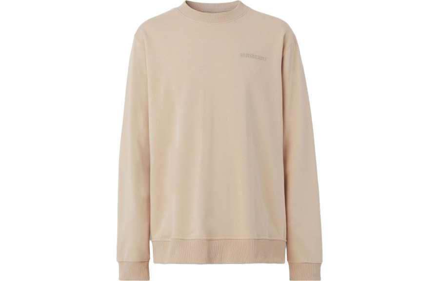 Burberry Sweatshirts Men's Yellow Crew Neck Moderate Regular