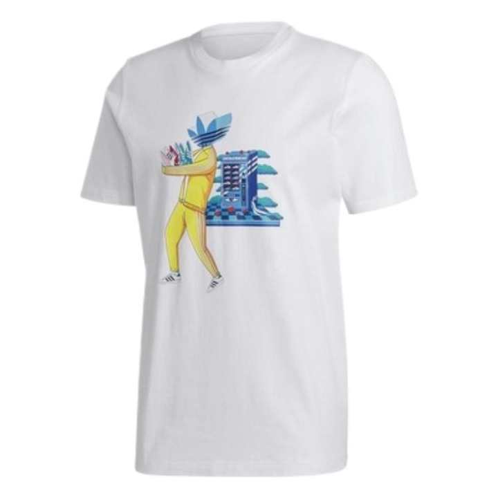 Adidas Adidas Fun Graphic T 2 T Shirt Men's White