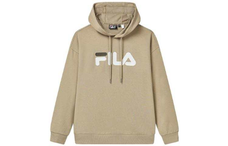 FILA Sweatshirts Unisex Earth Khaki Color Hooded Moderate Other