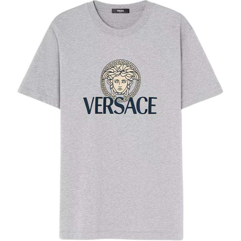 VERSACE Medusa Head Printed Crewneck T Shirt