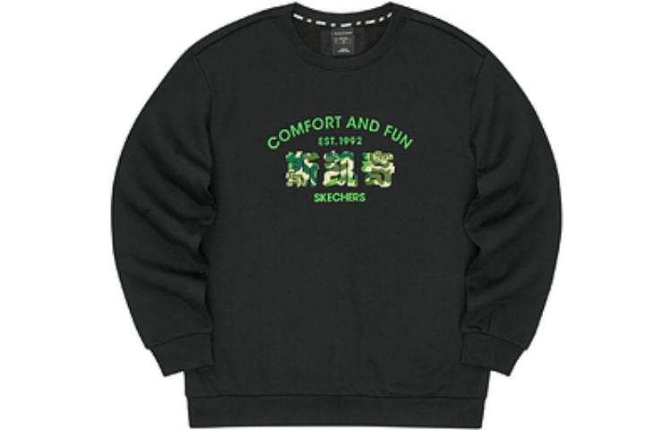 Skechers Colorful Sweatshirts Unisex Crew Neck Moderate Regular