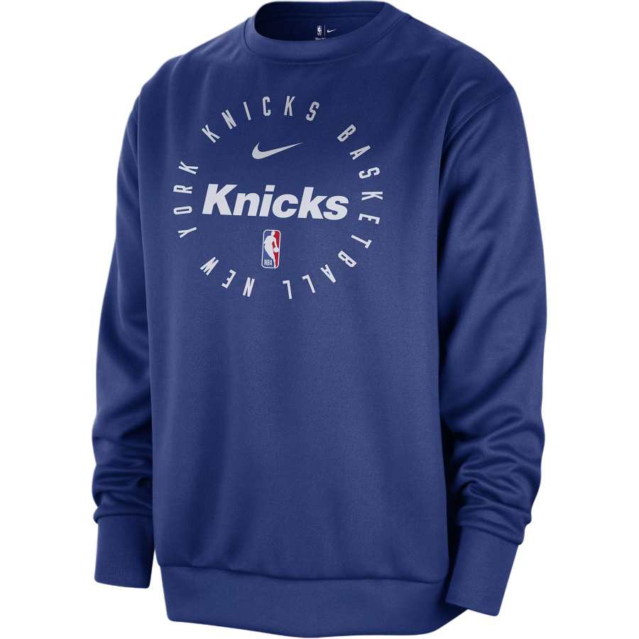 Nike Nike New York Knicks Spotlight Men's Nike Dri-FIT Nba Crew-Neck Sweatshirt