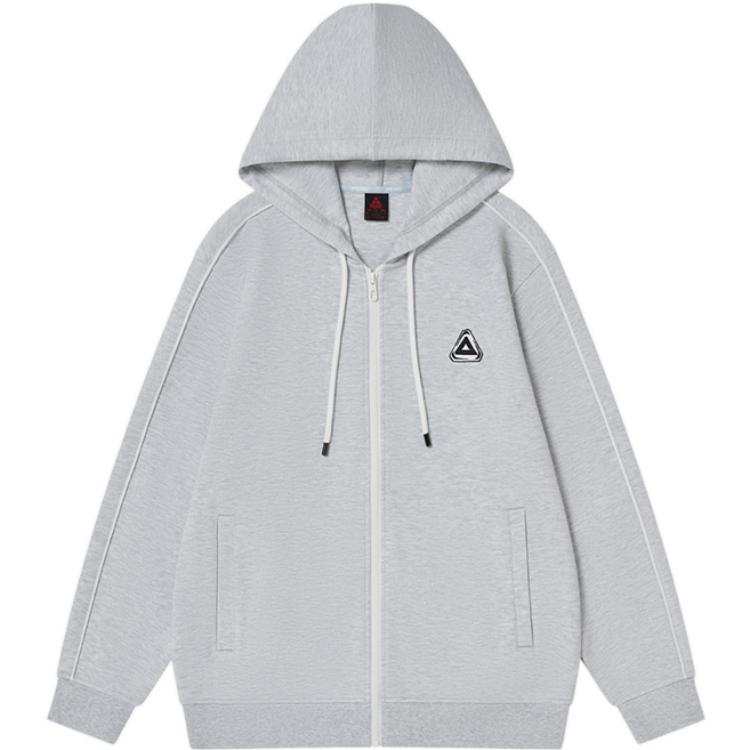 PEAK Sweatshirts Unisex Light Heather Gray Hooded Moderate Other