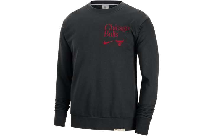 Nike Nike Chicago Bulls Standard Issue Men's Nike Dri FIT Nba Crew Neck Sweatshirt