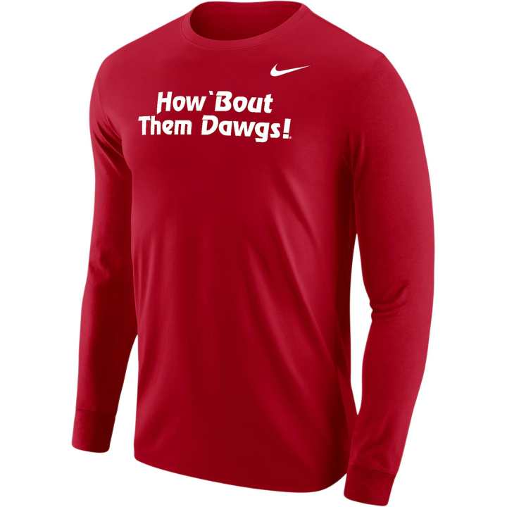 Nike Nike Georgia Men's Nike College Long Sleeve T Shirt