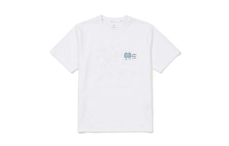 Snow Peak T Shirts Men's Crew Neck Moderate