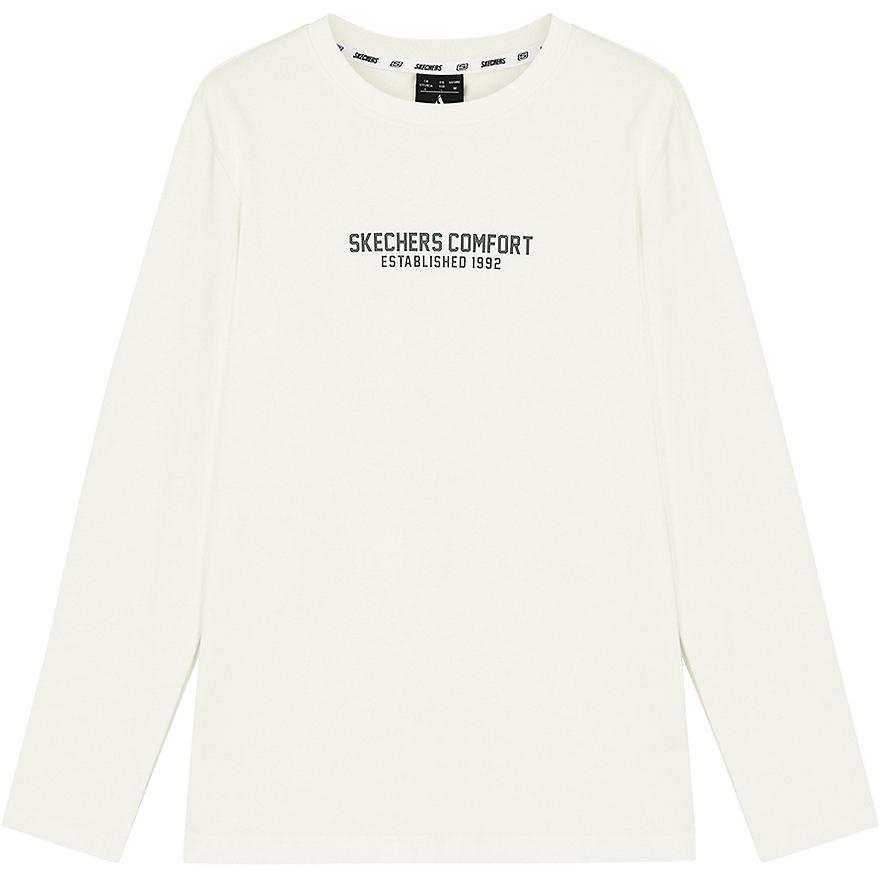 Skechers Sports League Collection T Shirt Men's Marshmallow White