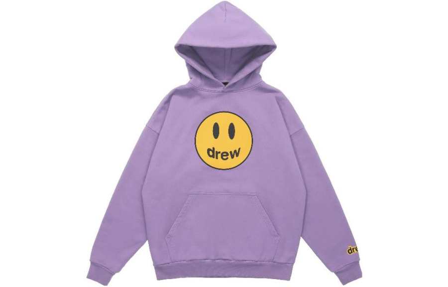 Drew house Sweatshirts Men's Lavender Hooded Moderate Other