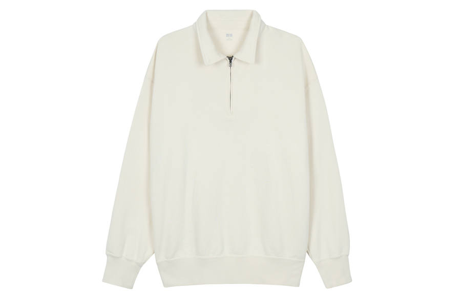 UNIQLO Sweatshirt Unisex Light Beige