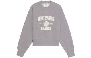 AMIPARIS Logo Printed Crewneck Sweatshirt