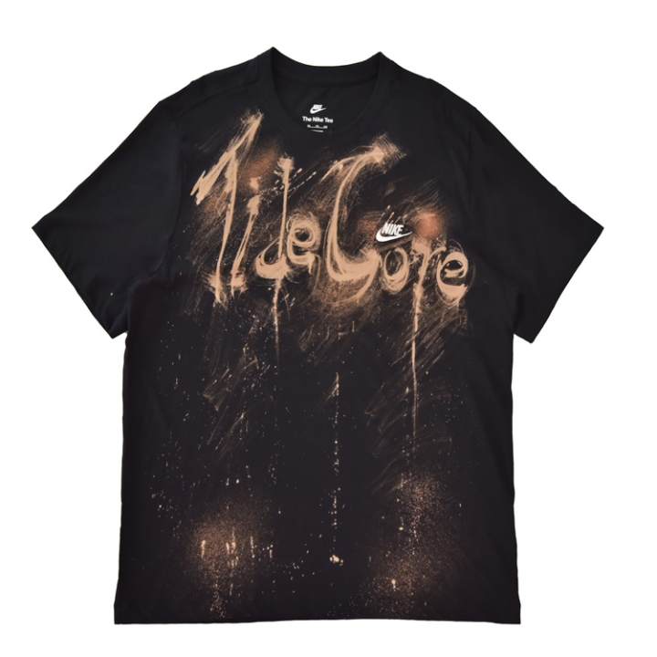 Nike Nike T Shirts Unisex Black Crew Neck Moderate Straight Fit