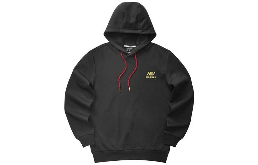 Skechers Sports Life Collection Sweatshirts Unisex Black Hooded Moderate Regular