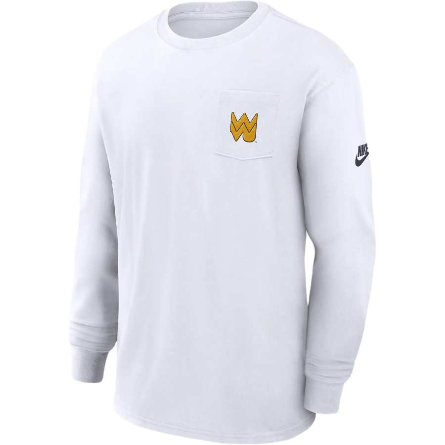 Nike Nike West Virginia Mountaineers Legacy Max90 Pocket Men's Nike College Long Sleeve T Shirt