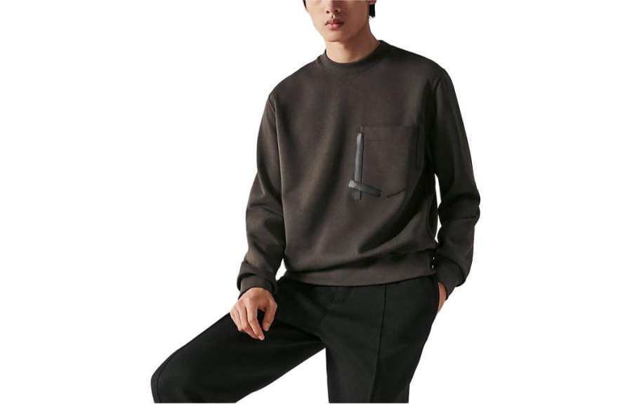 HERMES HERMES FW23 Sweatshirt Men's Coffee
