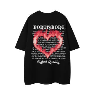 NORTHMORE T Shirts Unisex Crew Neck Moderate Straight Fit