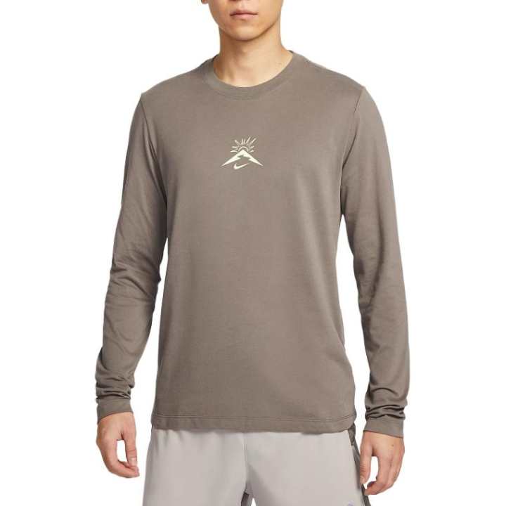 Nike Nike T Shirts Men's Gray Crew Neck