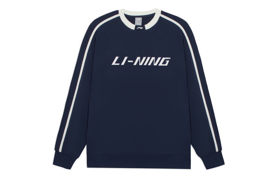 Li-Ning Li Ning Sports Fashion Collection Sweatshirt Unisex Twilight Indigo