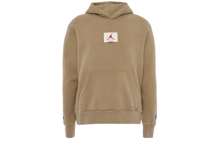 Jordan Jordan X Two 18 Sweatshirts Men's Khaki Hooded Moderate Regular