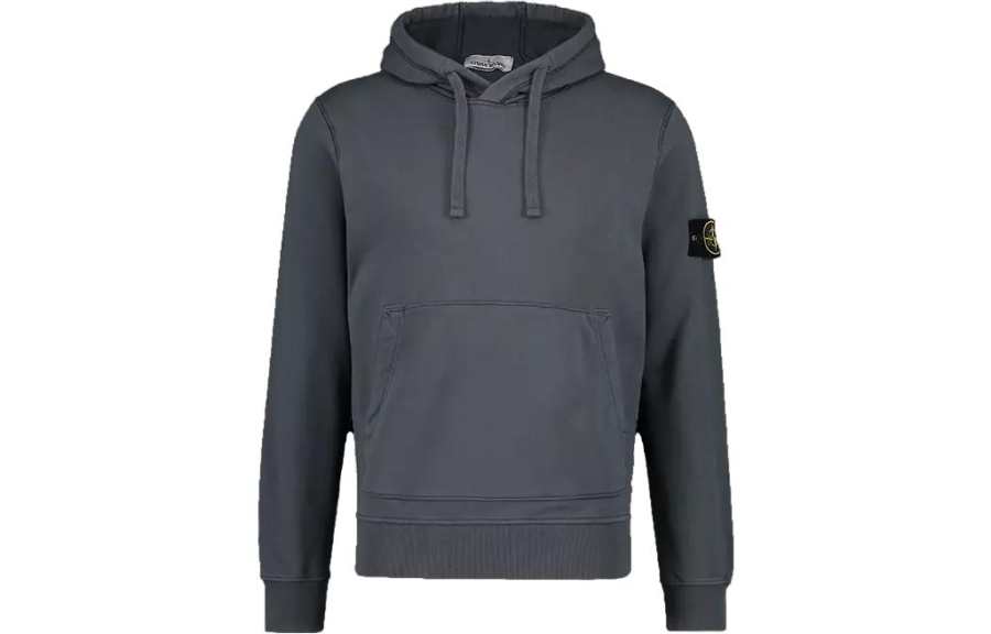STONE ISLAND Logo-appliqué Cotton Hoodie