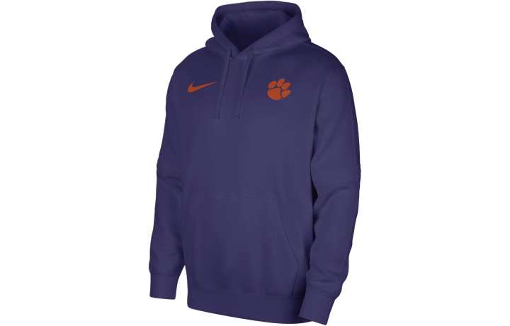 Nike Nike Clemson Club Fleece Sweatshirt Men's Dark Purple