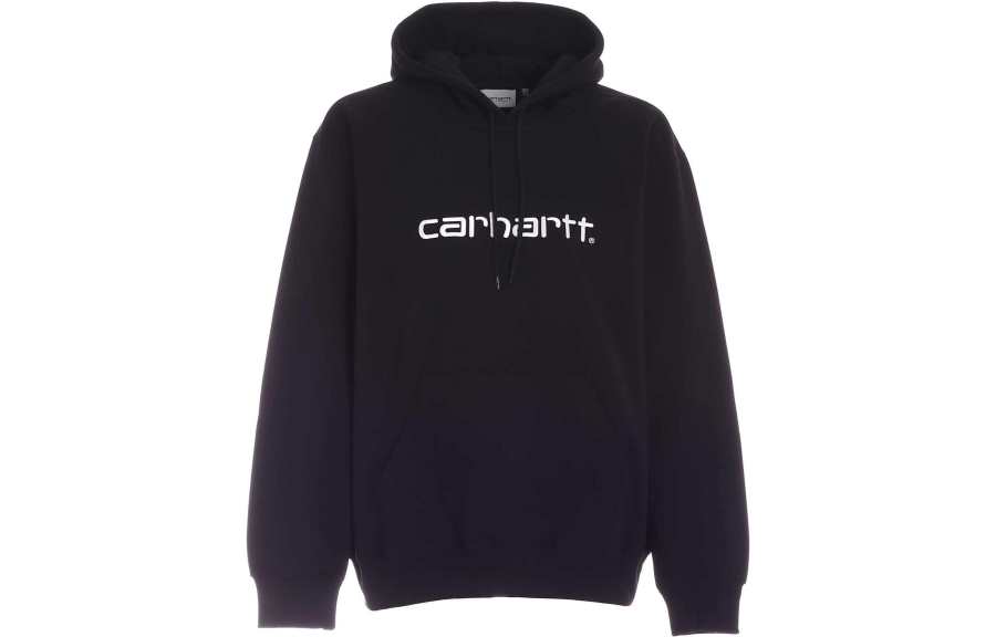 Carhartt WIP Logo Embroidered Drawstring Hoodie