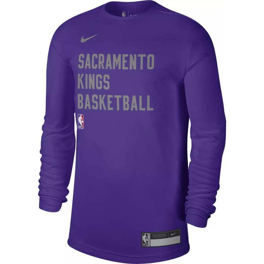 Nike Nike x NBA Dri Fit Sacramento Kings T Shirt Unisex Purple