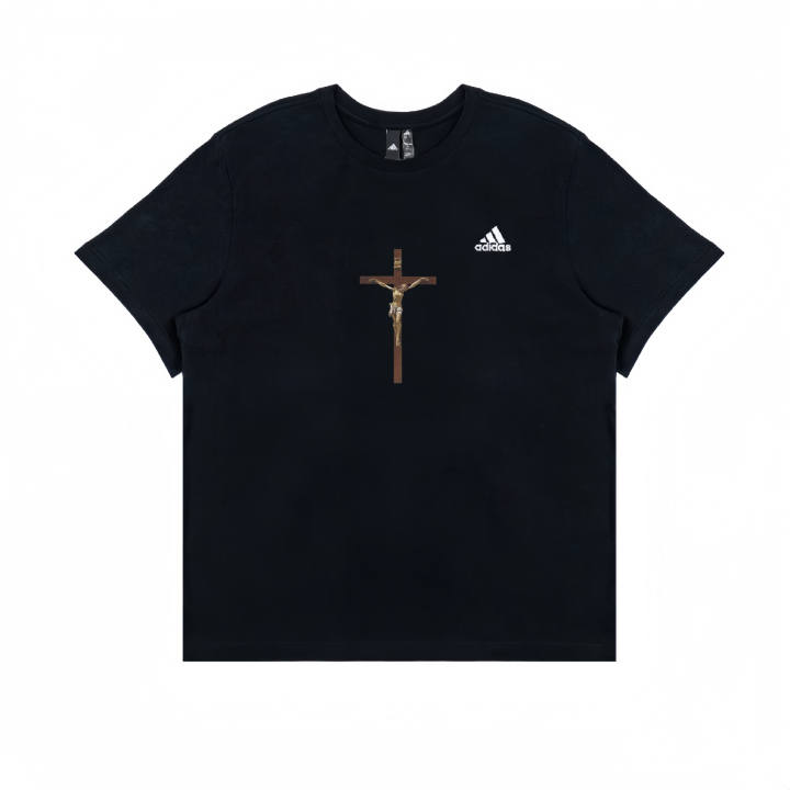 Adidas Adidas T Shirts Unisex Black Crew Neck Moderate